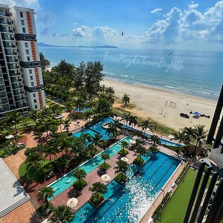 Sea View & Pool View & Wifi & Netflix At Iman Kazoku Timurbay Ville Studio 2Bdr Kuantan Exterior photo
