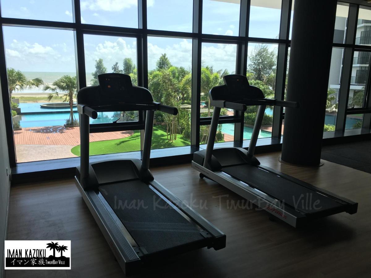 Sea View & Pool View & Wifi & Netflix At Iman Kazoku Timurbay Ville Studio 2Bdr Kuantan Exterior photo