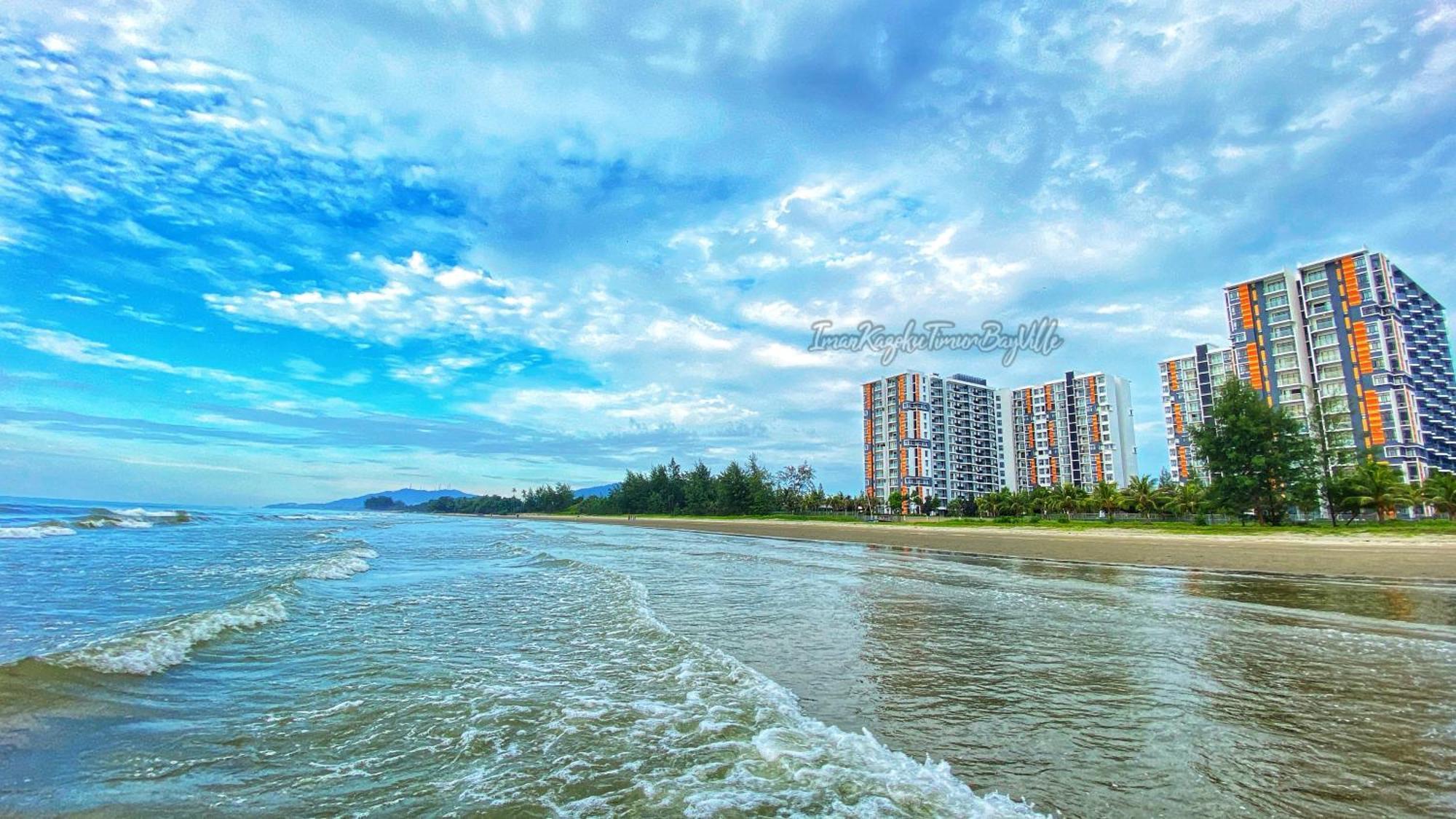 Sea View & Pool View & Wifi & Netflix At Iman Kazoku Timurbay Ville Studio 2Bdr Kuantan Exterior photo