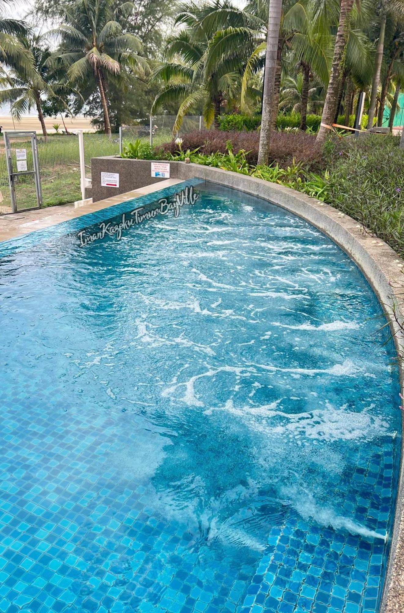 Sea View & Pool View & Wifi & Netflix At Iman Kazoku Timurbay Ville Studio 2Bdr Kuantan Exterior photo