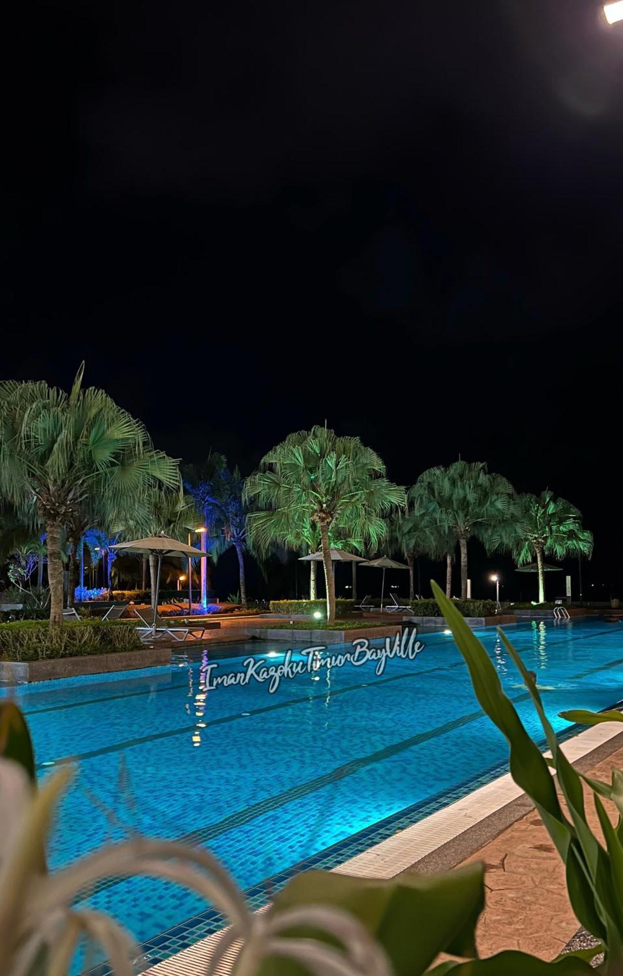 Sea View & Pool View & Wifi & Netflix At Iman Kazoku Timurbay Ville Studio 2Bdr Kuantan Exterior photo