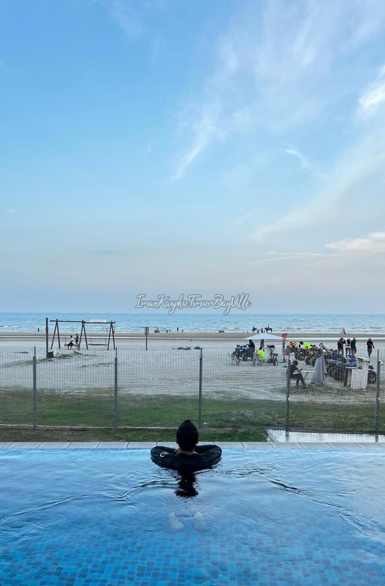 Sea View & Pool View & Wifi & Netflix At Iman Kazoku Timurbay Ville Studio 2Bdr Kuantan Exterior photo
